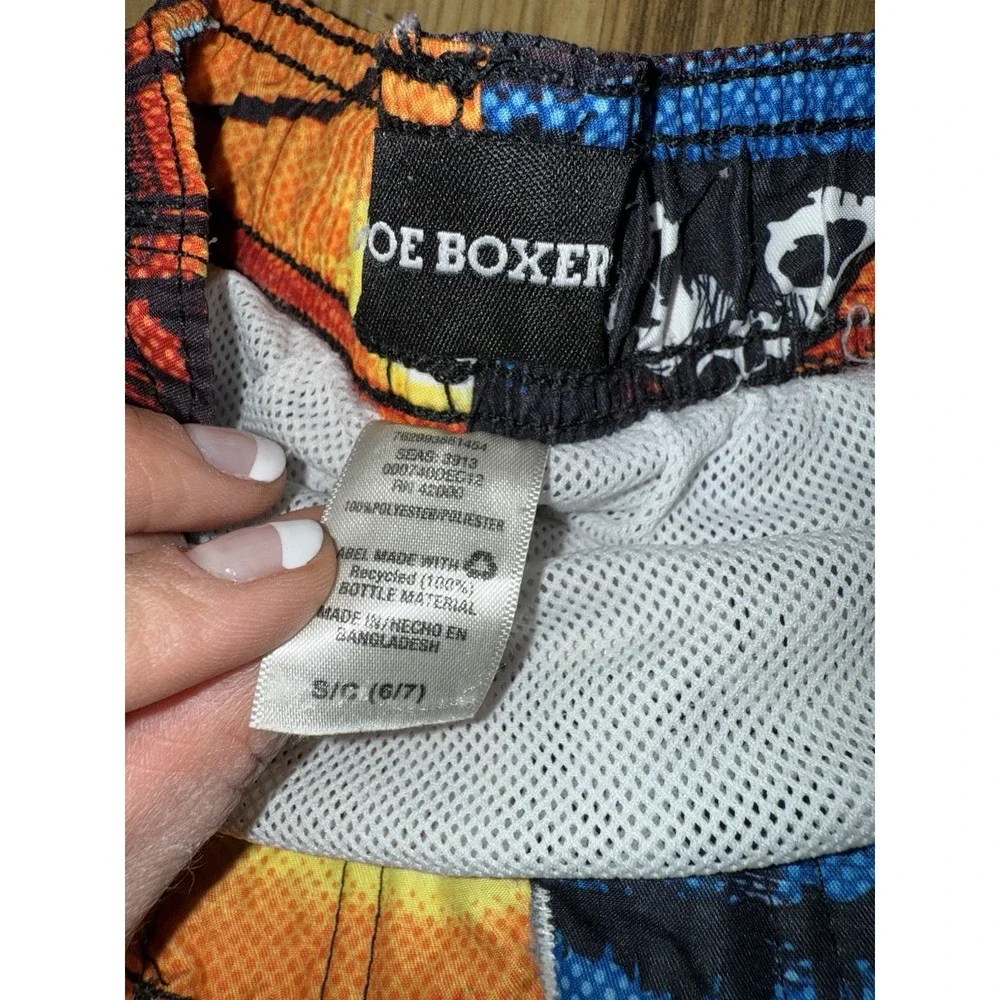 Joe Boxer Wonder Nation Boys Swim Trunks Y2K Sz 6/7 6‎ 7 Lot EUC Board Shorts